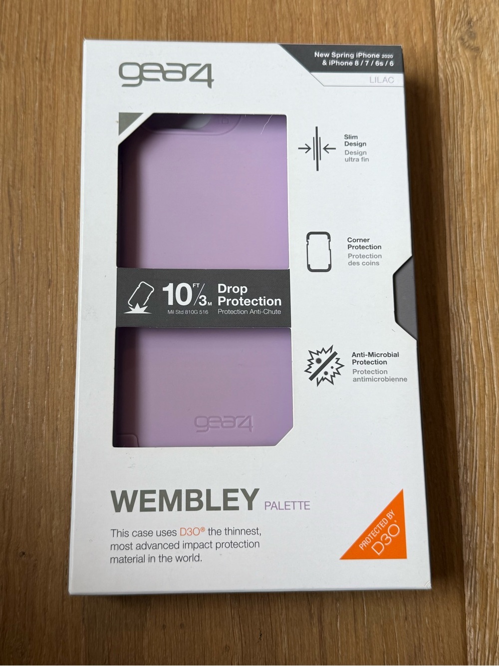 New Gear 4 Wembley Palette iPhone 8 / 7 / 6s / 6 iPhone 2020 Lilac Purple Case